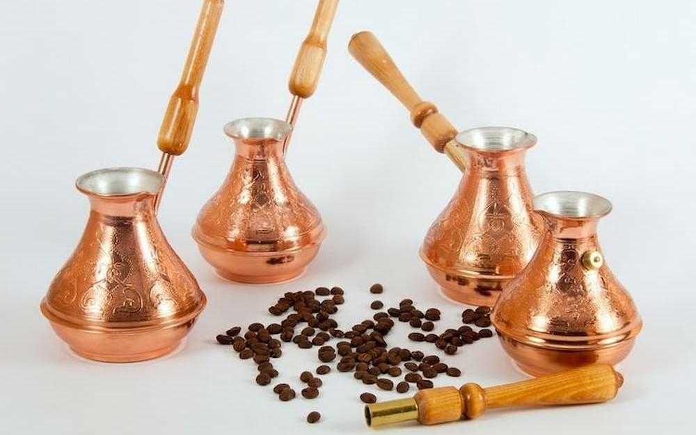 قهوه جوش مسی تک کاپ مناسب استفاده شخصی و پذیرایی